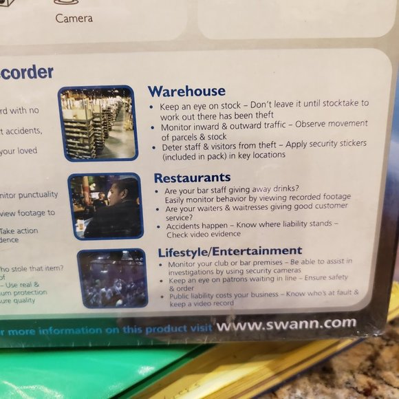 Swann Advanced Security Made Easy 8" Compact Colour Monitor LCD Viewer - Picture 11 of 11